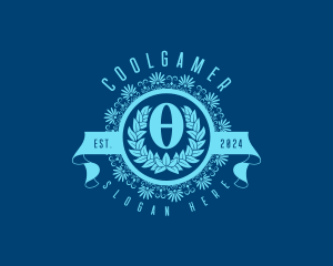 Ornamental - Premium Greek Theta logo design