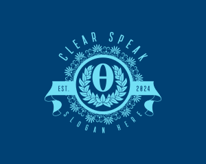 Premium Greek Theta logo design