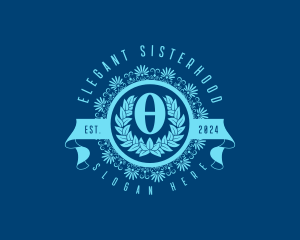 Sorority - Premium Greek Theta logo design