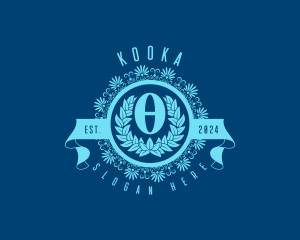 Premium Greek Theta logo design