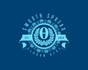 Premium Greek Theta logo design