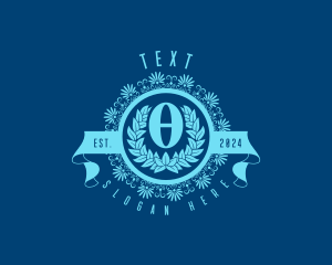 Premium Greek Theta logo design