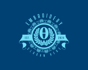 Premium Greek Theta logo design