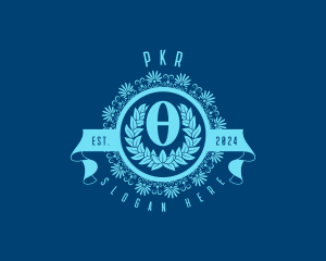 Premium Greek Theta logo design