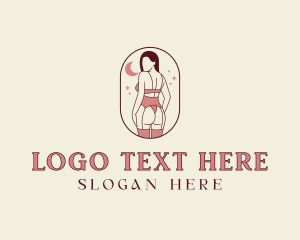 Dermatologist - Woman Lingerie Fashion logo design