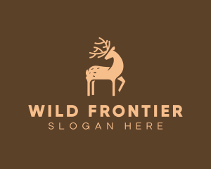 Wild Forest Deer logo design