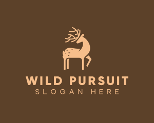 Hunting - Wild Forest Deer logo design