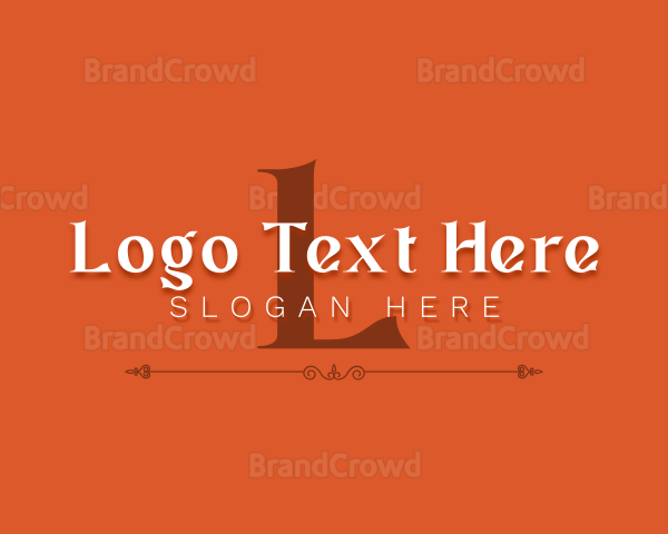 Stylish Elegant Brand Logo