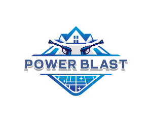 Janitorial Power Washer logo design