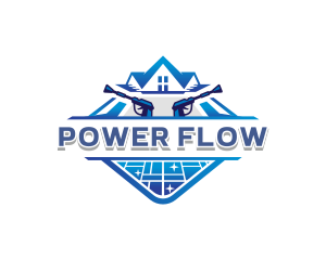 Janitorial Power Washer logo design