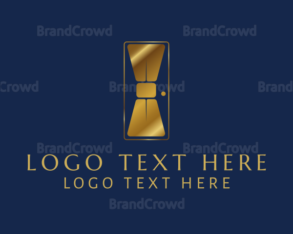 Elegant Bowtie Door Logo