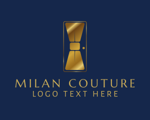 Elegant Bowtie Door logo design