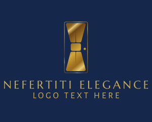 Elegant Bowtie Door logo design