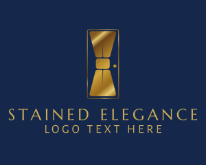 Elegant Bowtie Door logo design