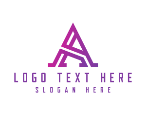 Purple Industrial A Logo