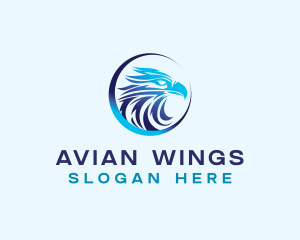 Avian - Wild Eagle Avian logo design