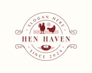 Chicken Poultry Farm logo design