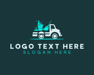 Sanitary - Truck Maintenance Cleaning logo design