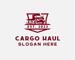 Trailer Truck Logistic logo design