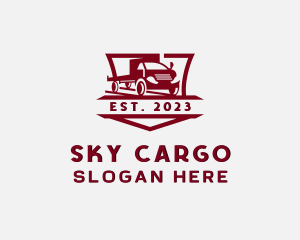 Trailer Truck Logistic logo design