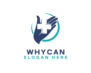 Medical Hand Cross Logo