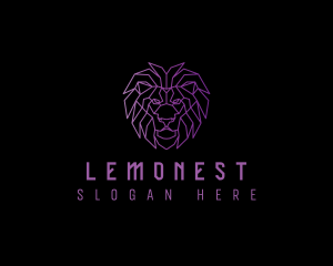 Lion - Geometric Lion Business logo design
