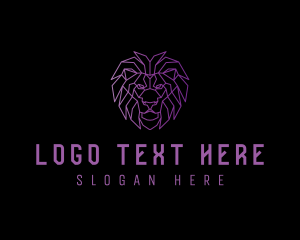 Enterprise - Geometric Lion Business logo design