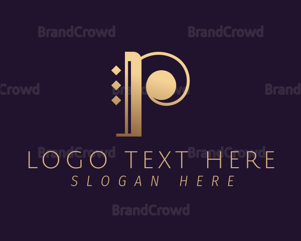 Luxury Art Deco Boutique Logo