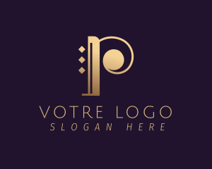 Antique - Luxury Art Deco Boutique logo design