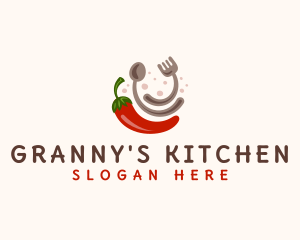 Spicy Chili Restaurant logo design