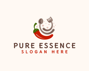Ingredient - Spicy Chili Restaurant logo design