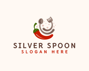 Spicy Chili Restaurant logo design