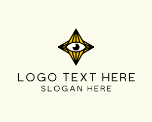 Contact Lens - Star Eye Vision logo design