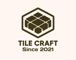 Geometric Floor Tile logo design