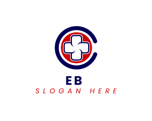 Clinic - Medical Cross Letter C logo design