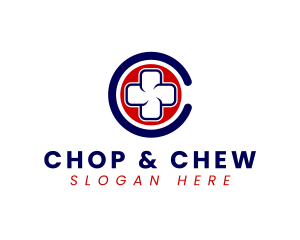 Healthcare - Medical Cross Letter C logo design