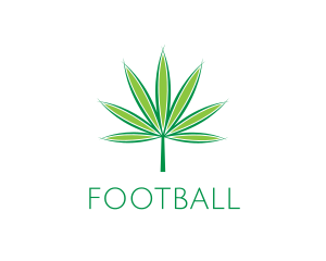 Smoke - Marijuana Leaf logo design