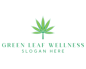 Marijuana Leaf logo design