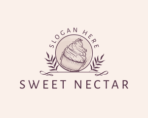 Cupcake Pastry Baker logo design