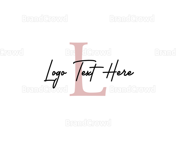 Beauty Fashion Letter Logo