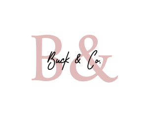 Beauty Fashion Letter  logo design