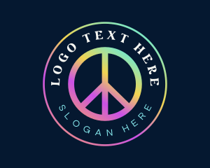 Symbol - Peace Sign Symbol logo design