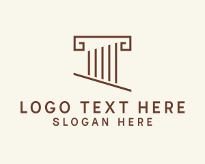 Law - Professional Pillar Architect logo design