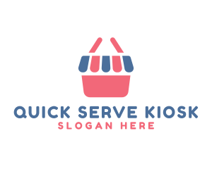 Kiosk - Shopping Basket Kiosk logo design