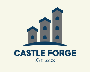 Gray Castle Towers logo design