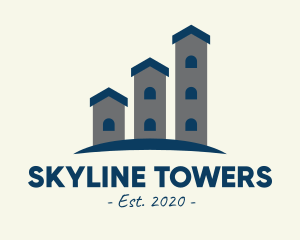 Towers - Gray Castle Towers logo design