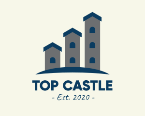 Gray Castle Towers logo design