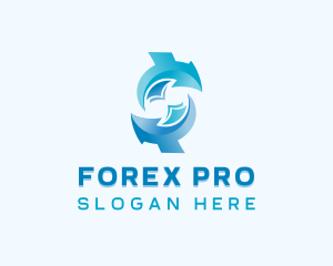 Forex - Finance Arrow Exchange logo design