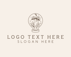 Holistic Natural Mushroom  Logo