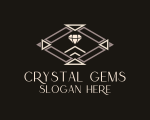 Diamond Jewelry Badge  logo design